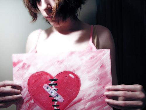 O coração partido e a dor física