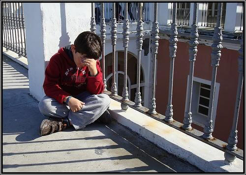 Crianças que sofrem com a separação dos pais