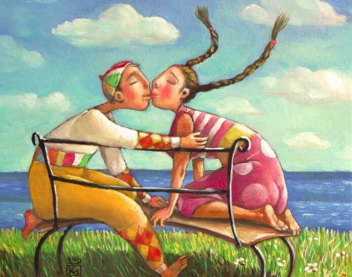 Os companheiros de vida amam você do jeito que você é