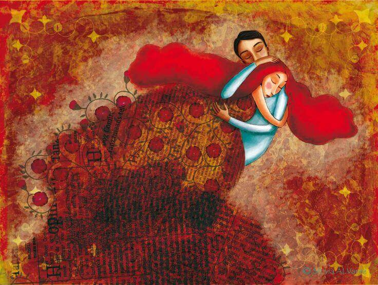 Os abraços expressam o que há no coração