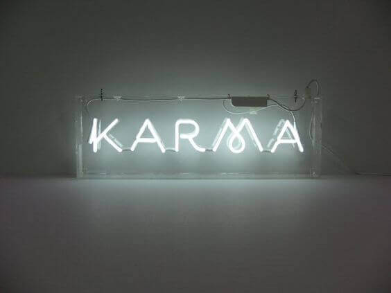 Karma: você entenderá o dano que causou quando sofrê-lo