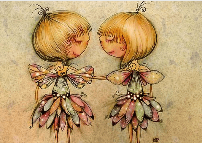 A amizade é tinta permanente