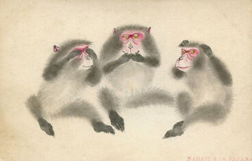 Os ensinamentos dos três macacos sábios do santuário de Toshogu