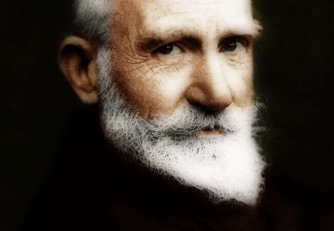 7 frases espirituosas de George Bernard Shaw
