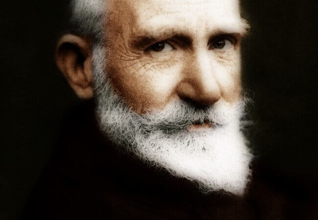7 frases espirituosas de George Bernard Shaw