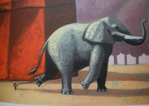 A bela história do elefante acorrentado