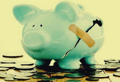 A síndrome do saldo no vermelho